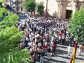 Centenares de personas dan el último adiós al cabo de la Polícia Local Alfonso Murcia Rodríguez en un multitudinario entierro