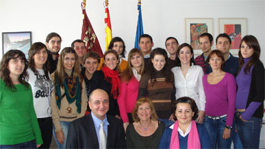 Un grupo de jóvenes de la Región de Murcia visitó en Bruselas las instituciones europeas