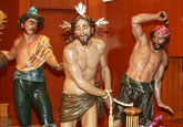 Cultura restaura el grupo escultórico procesional de La Flagelación