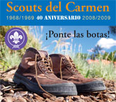 El Grupo Scout Ntra. Sra. del Carmen de Murcia conmemora el 40 aniversario de su creación con la realización de diversas actividades