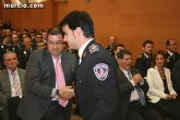 El alcalde asiste a la entrega de diplomas de un sargento y dos cabos de policía local