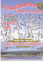 Corte al tráfico con motivo de la XVI Media Marathon Ciudad de Cartagena