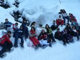 Los jóvenes mazarroneros aprenden francés y disfrutan del esquí en Villard Bonnot