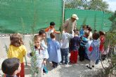 Los escolares ilorcitanos reciben la primavera plantando árboles
