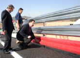 Obras Públicas elimina un punto negro en un acceso a la A-7 y mejora la seguridad vial en Murcia y Santomera