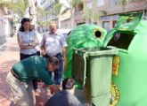 El Ayuntamiento pone en marcha una campaña de recogida de vidrio centrada en facilitar a los hosteleros el reciclaje
