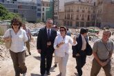González Tovar y Pilar Barreiro visitan obras que se realizan Cartagena con cargo al del Fondo Estatal de Inversión Local
