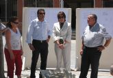 La directora general de Centros coloca la primera piedra de la ampliación de CP Río Segura