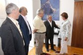 La alcaldesa recibe a la directiva del Centro Gallego de la Región de Murcia