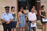 Concentración silenciosa en la puerta del Consistorio como repulsa al atentado de la banda terrorista ETA en Mallorca