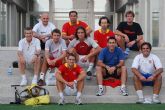 Tenistas y miembros de las selecciones de España e Israel juegan al fútbol en King’s College