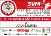 Nuevo partido de preparación para el CV Caravaca Año Santo 2010 frente a Ucam Murcia