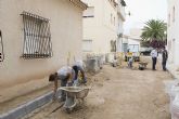 El taller de empleo Inserta trabaja en la mejora de la calle Limoneros