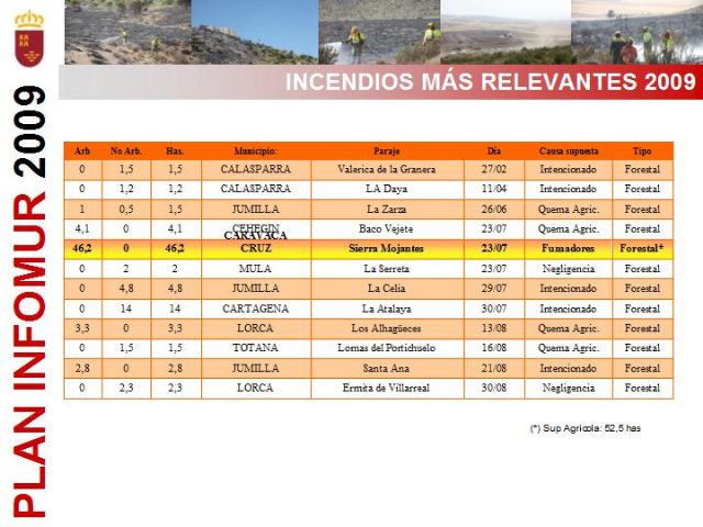 Nueve de cada diez incendios registrados este año en la Regin se quedaron en conato - 4