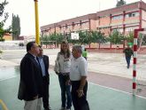 El Alcalde de Molina visita varias obras finalizadas en colegios públicos del municipio correspondientes al Fondo de Inversión Local para el Empleo