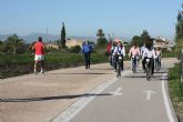 El Alcalde asegura que el carril bici a Contraparada potencia el carácter de Murcia como ciudad saludable y agradable