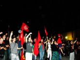 Miembros de la Juventud Comunista de Totana (JCT) acudieron a la V Fiesta del PCRM 