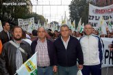 Más de doscientos vecinos de Totana participaron el sábado en la manifestación de Madrid convocada por los sindicatos agrarios