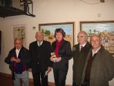 Cuatro pintores murcianos exponen sus obras unidas por la temática regional en el museo de San Javier