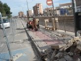 IU critica la demolición de las aceras en la Avenida de la Rambla y las califica de 