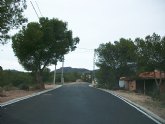 Finalizan las obras de pavimentación de los caminos del Mazarronero, Síes y Salas