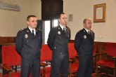 Toma de posesión de tres nuevos Cabos en el Cuerpo de la Policía Local de Mula
