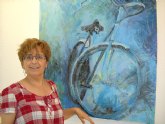 Blanca acoge las bicicletas de la pintora Mª  Ángeles Cano Ibáñez