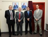 El rector inauguró la galería de decanos de la Facultad de Matemáticas