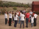 Jornada de Convivencia de Cruz Roja Juventud de Águilas y Molina de Segura en la Playa de Calarreona