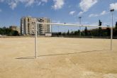 Las obras para dotar de césped artificial a los campos de fútbol de Ciudad Jardín y El Algar comienzan la semana próxima