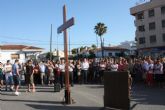 La Cruz y el Icono de las Jornadas Mundiales de la Juventud visitan Torre-Pacheco
