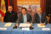 Alquerías recuperará su iglesia restaurada gracias al acuerdo entre el Ayuntamiento, Obispado y CajaMurcia