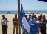 Ocho banderas azules ondean este verano en las playas y el puerto deportivo de Águilas