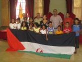 Hontoria recibe a los veinticinco niños saharauis que pasan el verano con familias del municipio