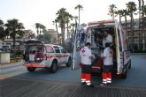 Cruz Roja de Águilas activa el Protocolo ICTUS y traslada a una paciente al Hospital Virgen del RoselI de Cartagena