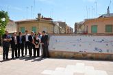 Inaugurado el gran mural homenaje a los municipios que atraviesa el río Mula