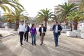 Las obras de los nuevos paseos marítimos del Puerto de Mazarrón avanzan a buen ritmo