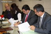 El ayuntamiento de Totana y el Área III del Servicio Murciano de Salud firman un convenio