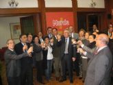 El Alcalde de Murcia y los concejales brindan por la Navidad