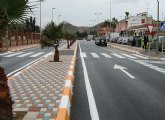 La avenida del Mediterráneo de La Unión queda abierta al tráfico tras su completa remodelación