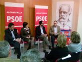 Antonio Hernando apoya la candidatura socialista que encabeza José Antonio Sabater