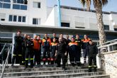 Protección Civil de San Javier colaboró con efectivos y ambulancias en el traslado de enfermos al nuevo hospital Los Arcos del Mar Menor
