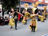 El desfile del domingo puso el broche final a una intensa semana de carnaval en Santiago de la Ribera