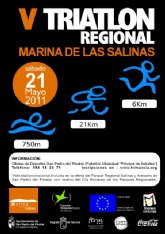 El Parque Regional de Salinas y Arenales de San Pedro acoge la quinta edición del triatlón pinatarense