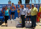 Éxito de los nadadores locales más jóvenes en la IX Travesía Playas de San Javier