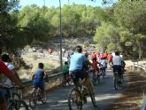 170 ciclistas pedalean hasta el pantano con los Juegos del Guadalentín