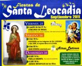 Las fiestas de Santa Leocadia se celebran este fin de semana en la diputación de La Sierra