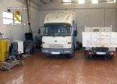 La Guardia Civil recupera gran cantidad de efectos sustraídos y varios vehículos en Alhama de Murcia