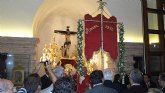 La Hermandad del Rocio de Murcia celebra la misa en honor al Cristo de la Sangre en el 600 aniversario en su año Jubilar