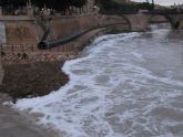 IU-Verdes pide a ayuntamiento y CHS que determinen el origen de espuma en el río Segura